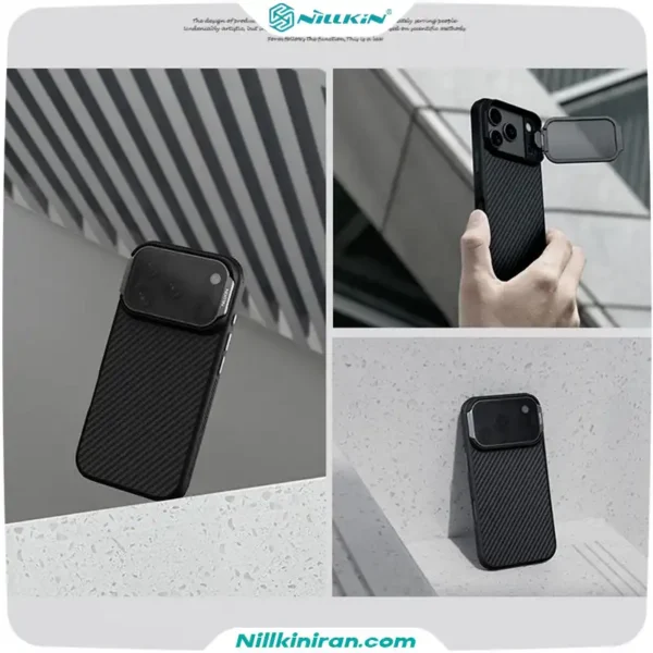 قاب نیلکین آیفون iPhone 17 Pro مدل CarboProp Magnetic