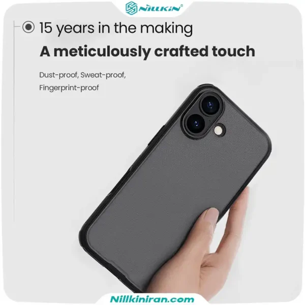 قاب نیلکین آیفون iPhone 17 مدل Super Frosted Shield Pro (Clear Version)