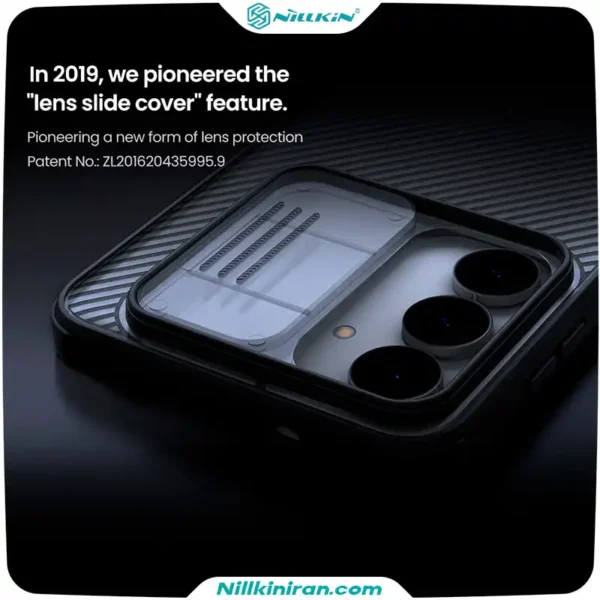 قاب نیلکین سامسونگ Galaxy S25 FE مدل CamShield Pro (Clear Version)