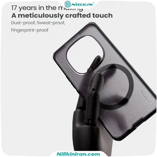 قاب نیلکین شیائومی +Redmi Note 15 Pro مدل Super Frosted Shield Pro Magnetic (Clear Version)