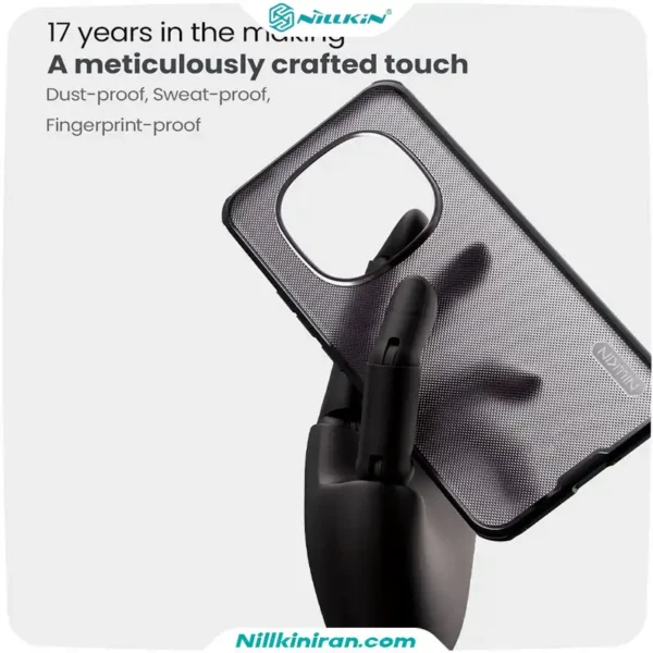 قاب نیلکین شیائومی +Redmi Note15 Pro مدل Super Frosted Shield Pro (Clear Version)