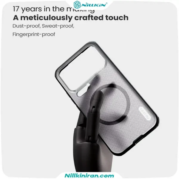 قاب نیلکین شیائومی Xiaomi 17 Pro Max مدل Super Frosted Shield Pro Magnetic (Clear Version)