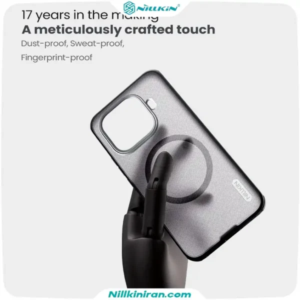 قاب نیلکین شیائومی 15T Pro مدل Super Frosted Shield Pro Magnetic (Clear Version)