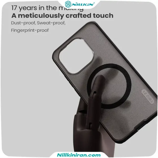 قاب نیلکین شیائومی 15T مدل Super Frosted Shield Pro Magnetic (Clear Version)