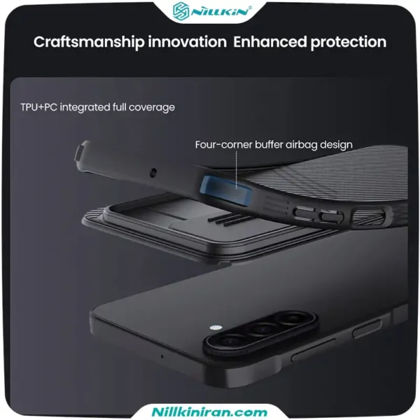 قاب نیلکین سامسونگ Galaxy A17 مدل CamShield Pro Magnetic