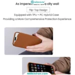 قاب نیلکین آیفون iPhone 17 Air مدل Qin Pro leather