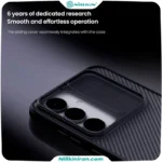 قاب نیلکین سامسونگ Galaxy S25 FE مدل CamShield Pro (Clear Version)