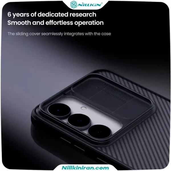 قاب نیلکین سامسونگ Galaxy S25 FE مدل CamShield Pro (Clear Version)