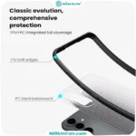 قاب نیلکین سامسونگ Galaxy S25 FE مدل Super Frosted Shield Pro (Clear Version)