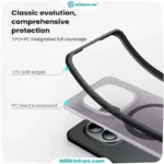 قاب نیلکین شیائومی +Redmi Note 15 Pro مدل Super Frosted Shield Pro Magnetic (Clear Version)
