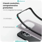 قاب نیلکین شیائومی +Redmi Note15 Pro مدل Super Frosted Shield Pro (Clear Version)