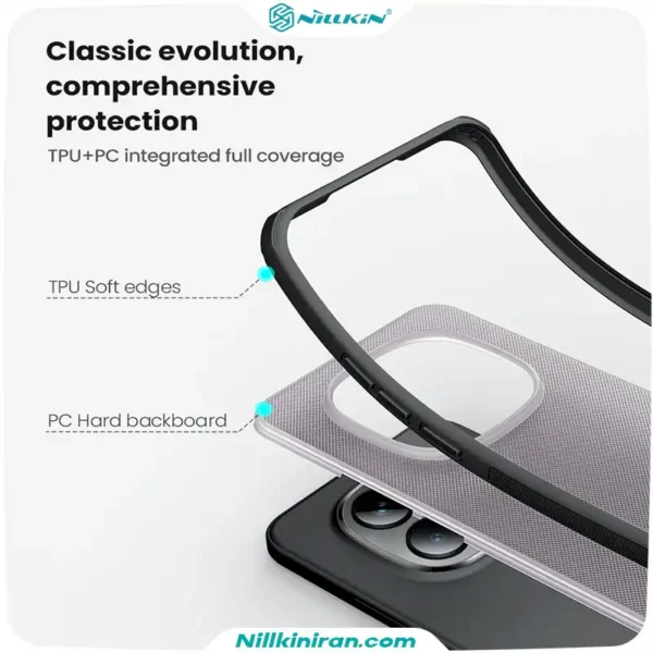 قاب نیلکین شیائومی +Redmi Note15 Pro مدل Super Frosted Shield Pro (Clear Version)