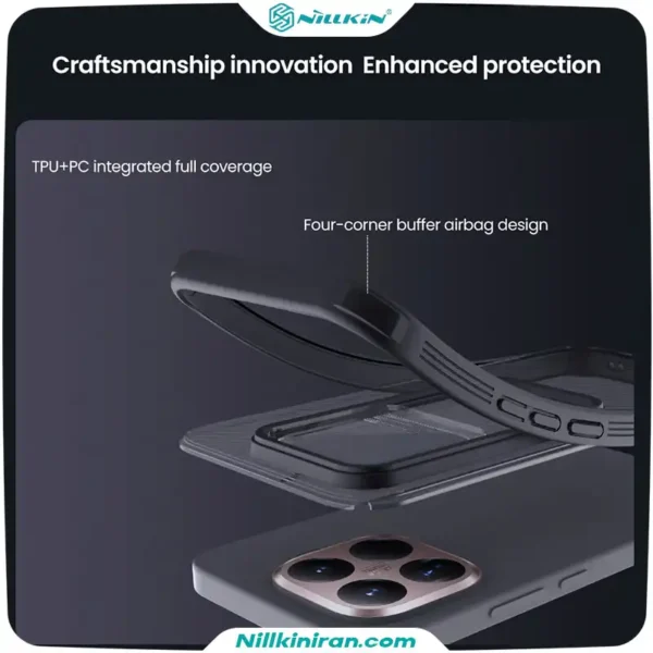قاب نیلکین شیائومی Xiaomi 15 T Pro مدل CamShield Pro (Clear Version)