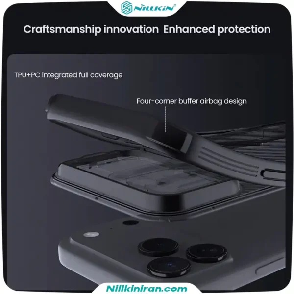 قاب نیلکین آیفون iPhone 17 Pro Max مدل Camshield Pro Magnetic Clear version
