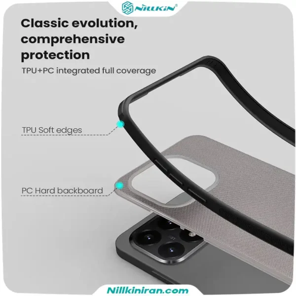 قاب نیلکین شیائومی Xiaomi 15 T مدل Super Frosted Shield Pro (Clear Version)