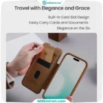 قاب نیلکین آیفون iPhone 17 مدل Qin Pro leather