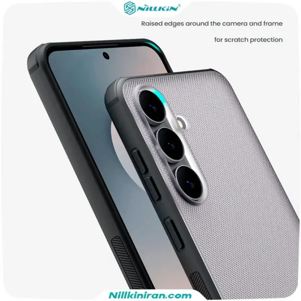 قاب نیلکین سامسونگ Galaxy S25 FE مدل Super Frosted Shield Pro (Clear Version)