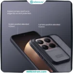 قاب نیلکین شیائومی Xiaomi 15 T Pro مدل CamShield Pro (Clear Version)