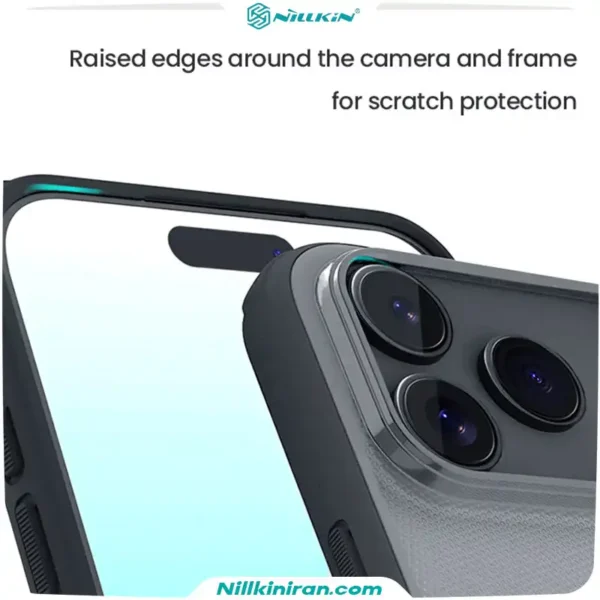 قاب نیلکین آیفون iPhone 17 Pro Max مدل Super Frosted Shield Pro (Clear Version)