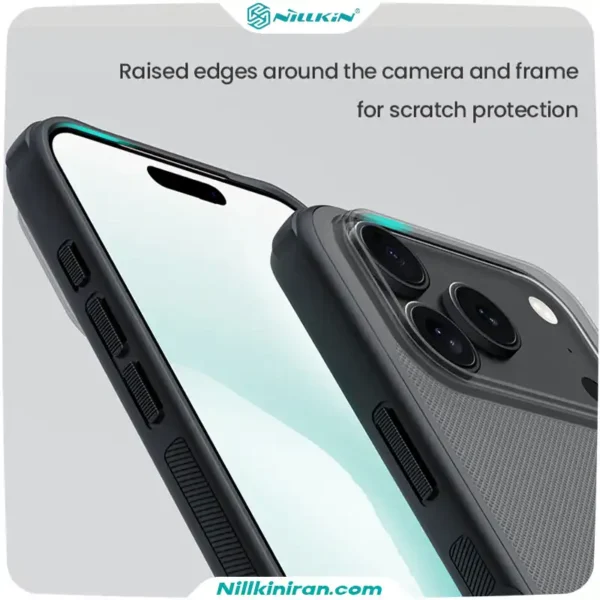 قاب نیلکین آیفون iPhone 17 Pro مدل Super Frosted Shield Pro (Clear Version)