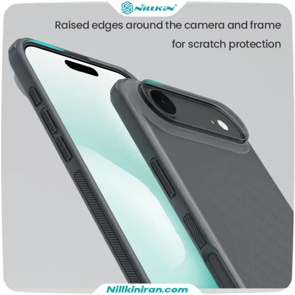 قاب نیلکین آیفون iPhone 17 Air مدل Super Frosted Shield Pro (Clear Version)