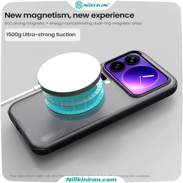 قاب نیلکین شیائومی Xiaomi 17 Pro مدل Super Frosted Shield Pro Magnetic (Clear Version)