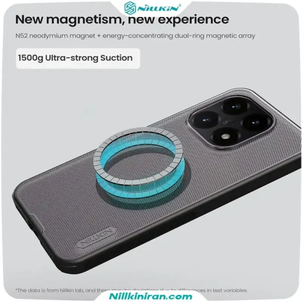 قاب نیلکین شیائومی 15T مدل Super Frosted Shield Pro Magnetic (Clear Version)