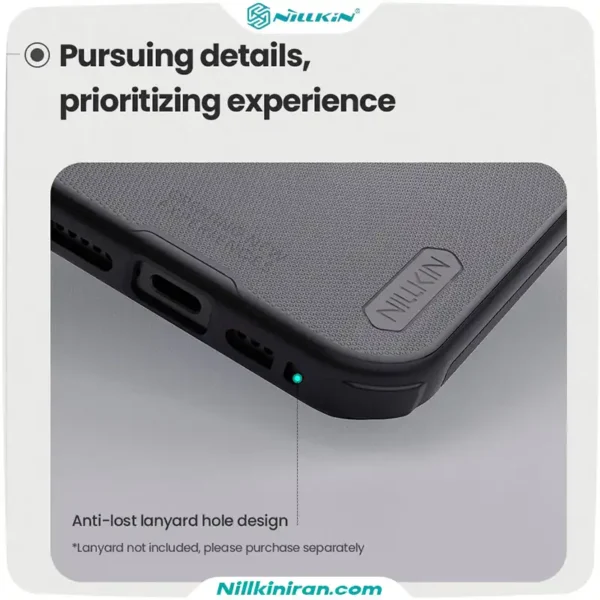قاب نیلکین آیفون iPhone 17 Pro Max مدل Super Frosted Shield Pro (Clear Version)