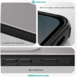 قاب نیلکین سامسونگ Galaxy S25 FE مدل Super Frosted Shield Pro (Clear Version)