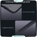 قاب نیلکین شیائومی +Redmi Note15 Pro مدل CamShield Pro (Clear Version)