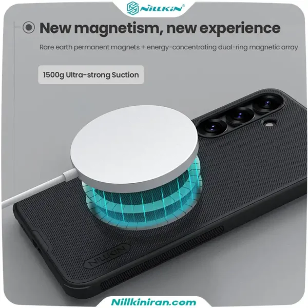 قاب نیلکین سامسونگ S25 Plus مدل Super Frosted Shield Pro Magnetic