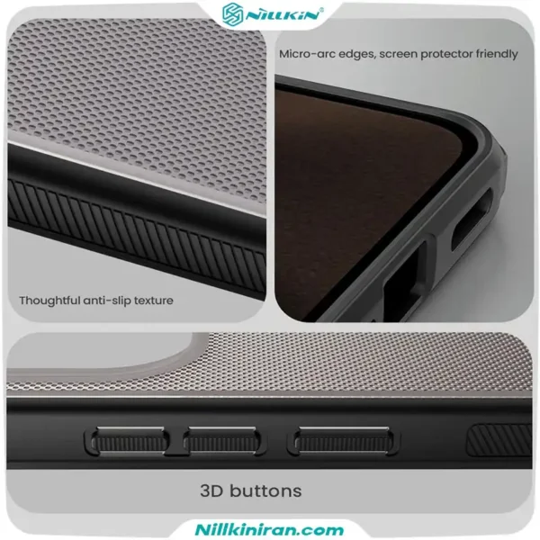 قاب نیلکین شیائومی Xiaomi 15 T مدل Super Frosted Shield Pro (Clear Version)