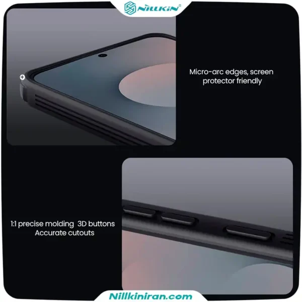 قاب نیلکین سامسونگ Galaxy S25 FE مدل CamShield Pro (Clear Version)