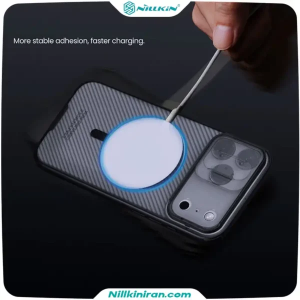 قاب نیلکین آیفون iPhone 17 Pro Max مدل Camshield Pro Magnetic Clear version