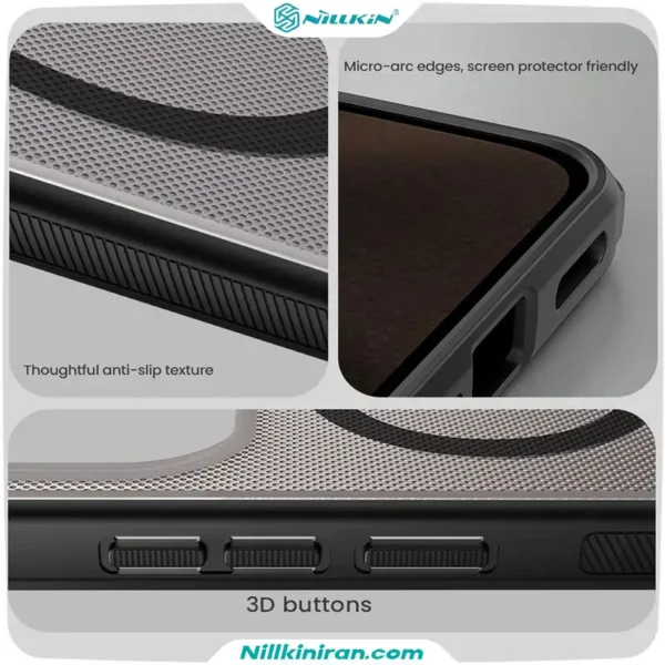 قاب نیلکین شیائومی 15T مدل Super Frosted Shield Pro Magnetic (Clear Version)