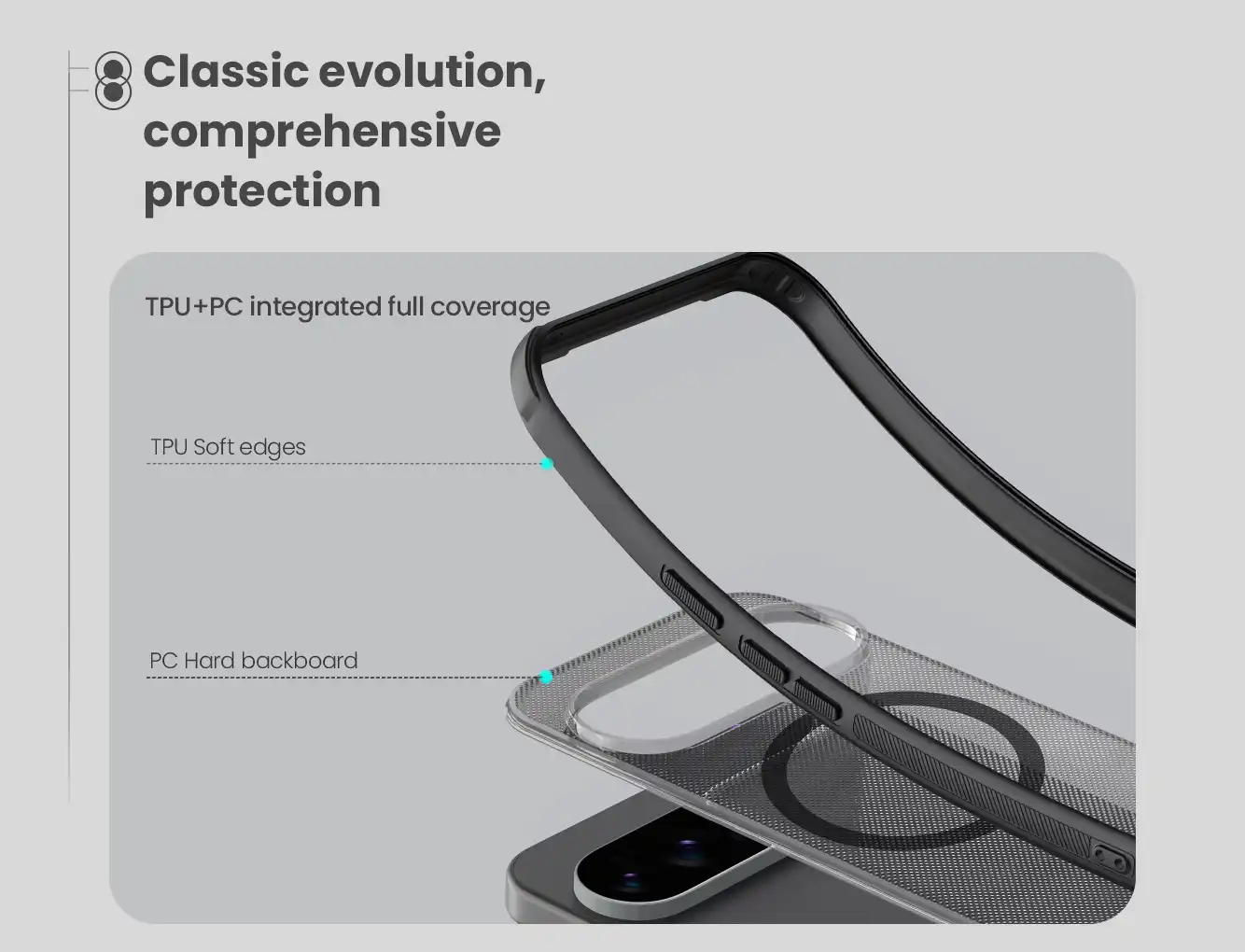 قاب نیلکین گوگل Pixel 10 Pro XL مدل Super Frosted Shield Pro Magnetic (Clear Version)