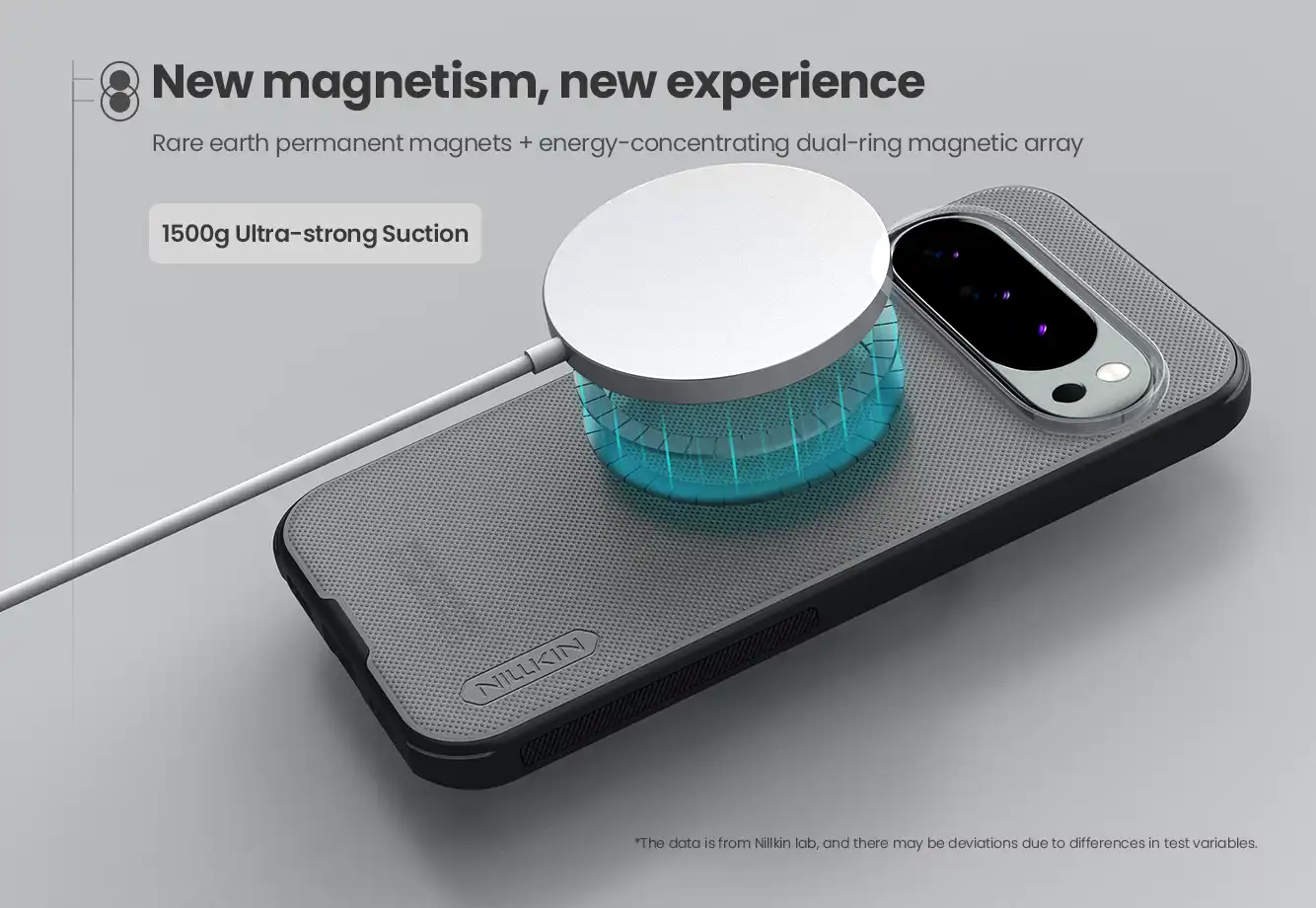 قاب نیلکین گوگل Pixel 10 Pro XL مدل Super Frosted Shield Pro Magnetic (Clear Version)