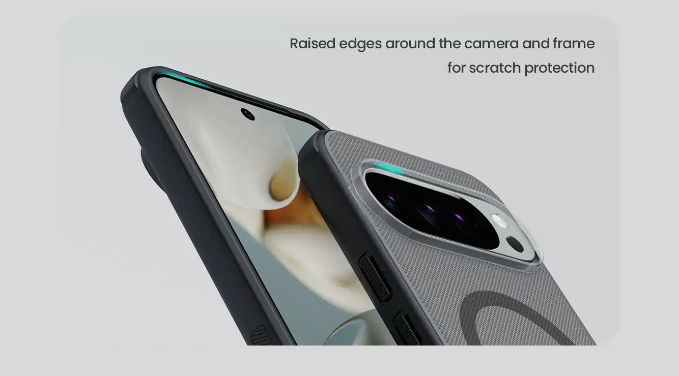 قاب نیلکین گوگل Pixel 10 Pro مدل Super Frosted Shield Pro Magnetic (Clear Version)