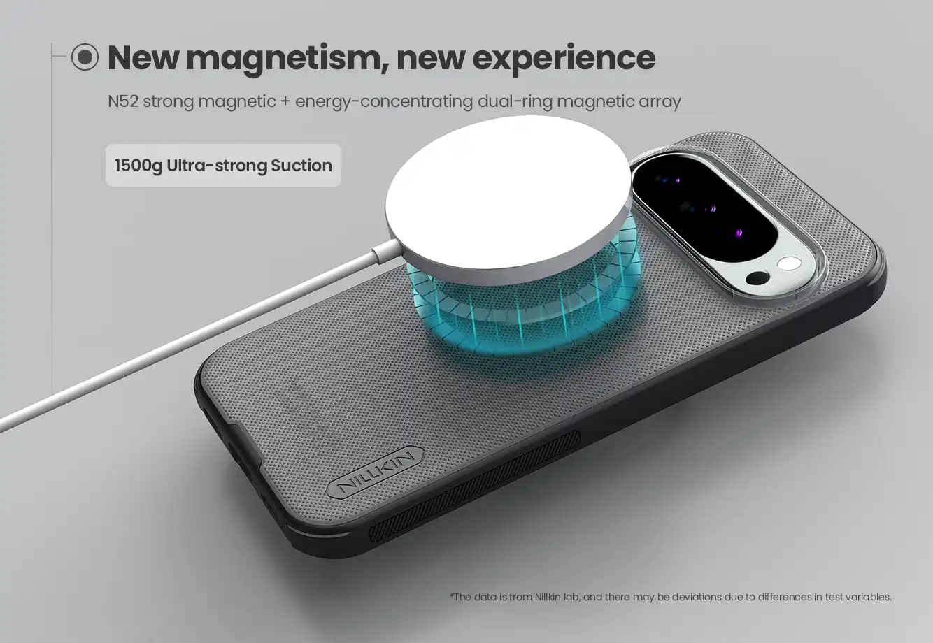 قاب نیلکین گوگل Pixel 10 Pro مدل Super Frosted Shield Pro Magnetic (Clear Version)