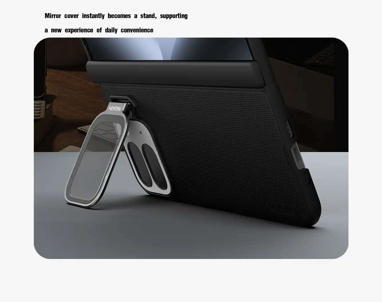 قاب نیلکین گوگل Pixel 10 Pro Fold مدل Super Frosted Shield Prop Magnetic (Transparent Lens Guard Version)