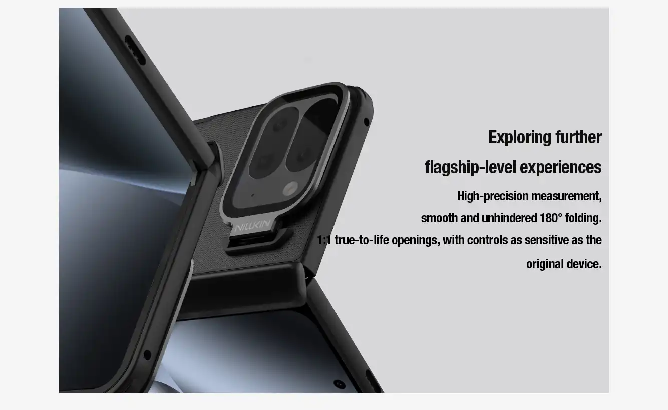 قاب نیلکین گوگل Pixel 10 Pro Fold مدل Super Frosted Shield Prop Magnetic (Transparent Lens Guard Version)