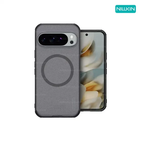 قاب نیلکین گوگل Pixel 10 Pro مدل Super Frosted Shield Pro Magnetic (Clear Version)