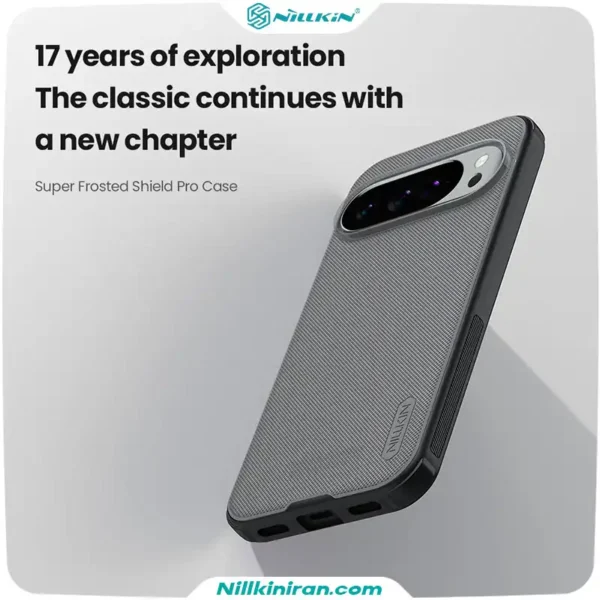 قاب نیلکین گوگل Pixel 10 Pro XL مدل Super Frosted Shield Pro (Clear Version)