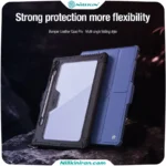 کیف محافظ نیلکین سامسونگ Tab S9 FE Plus مدل Bumper Leather Case Pro