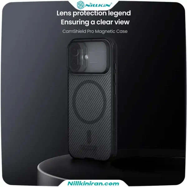 قاب نیلکین آیفون iPhone 17 مدل (Camshield Pro Magnetic (Clear version