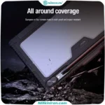 کیف محافظ نیلکین سامسونگ Tab S9 plus مدل Bumper Leather Case Pro