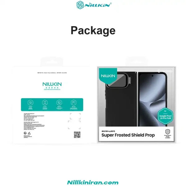 قاب نیلکین گوگل پیکسل 10Pro Fold مدل Super Frosted Shield Prop (Transparent Lens Guard Version)