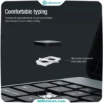 کیف کلاسوری کیبورد دار نیلکین مناسب تبلت Tab S9/S9 5Gمدل Bumper Combo Keyboard Case