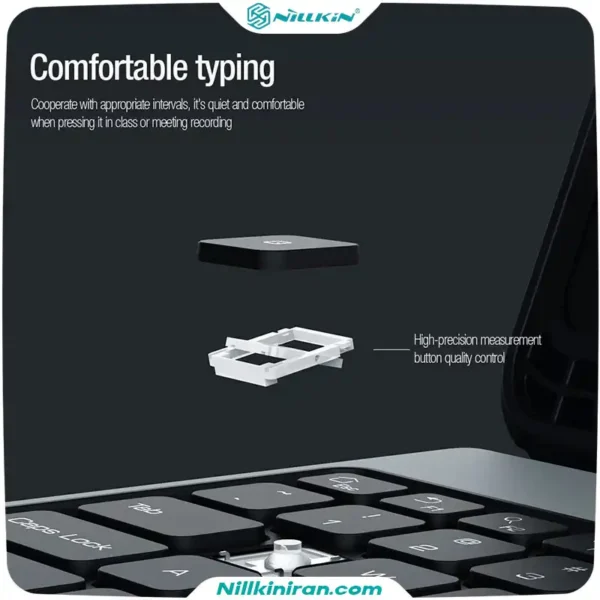 کیف کلاسوری کیبورد دار نیلکین مناسب تبلت Tab S9/S9 5Gمدل Bumper Combo Keyboard Case
