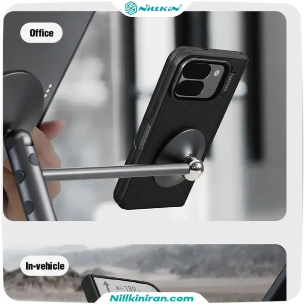 قاب نیلکین گوگل Pixel 10 Pro Fold مدل Super Frosted Shield Prop Magnetic (Transparent Lens Guard Version)
